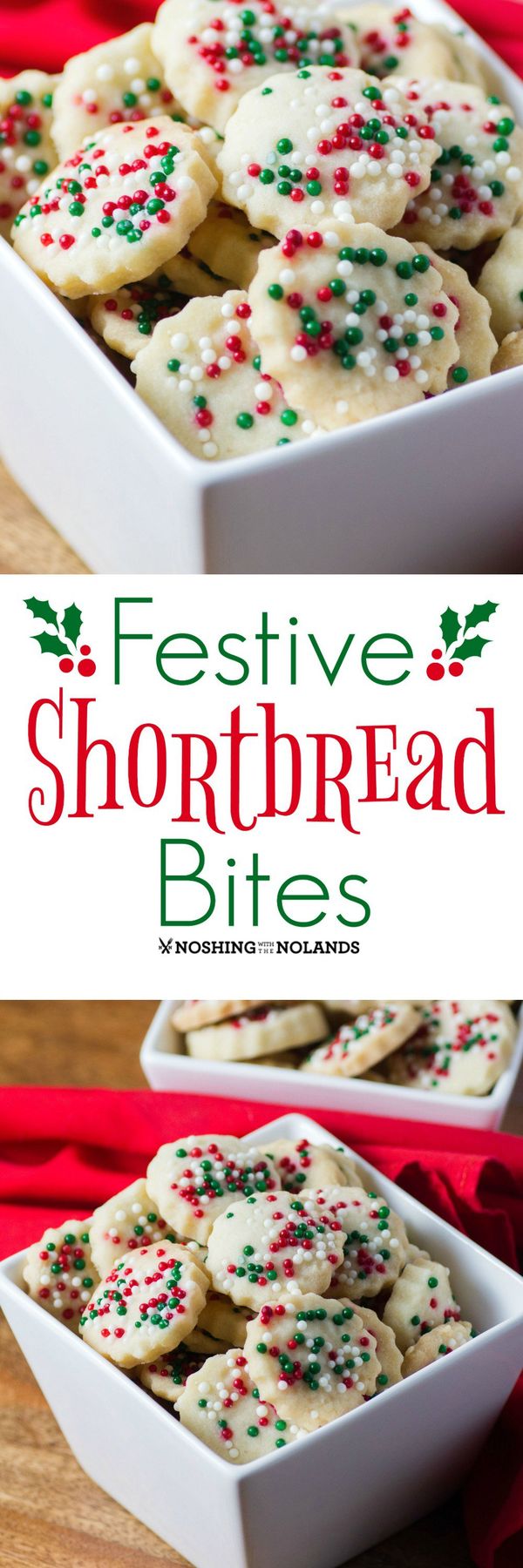 Festive Shortbread Bites