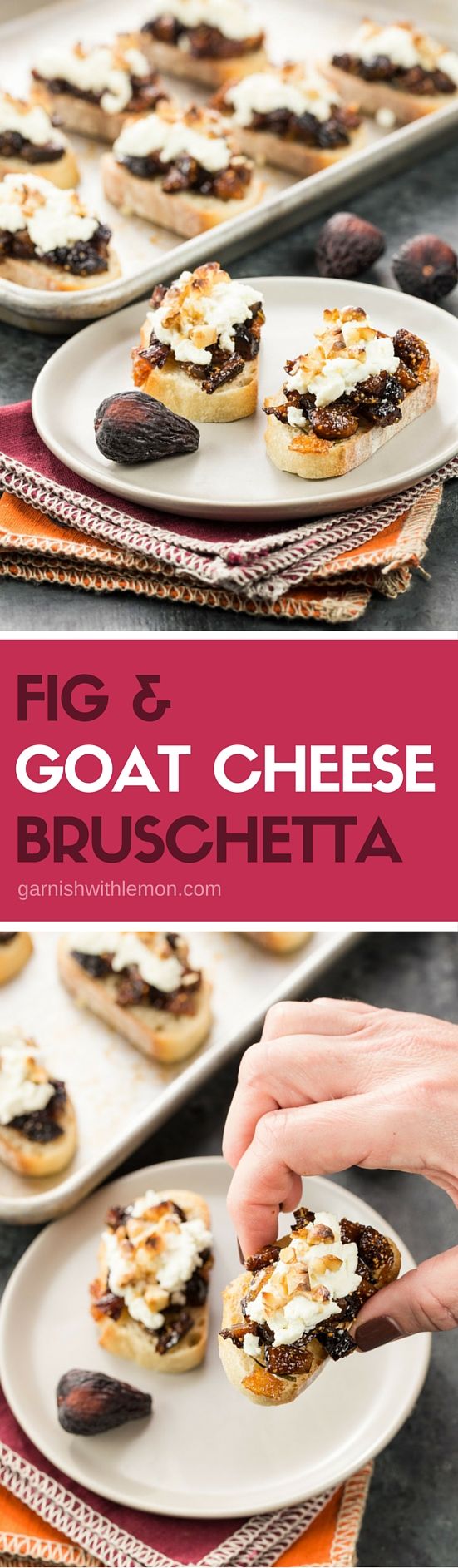 Fig and Goat Cheese Bruschetta