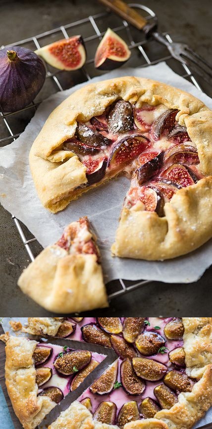 Fig, Honey and Goat Cheese Galette