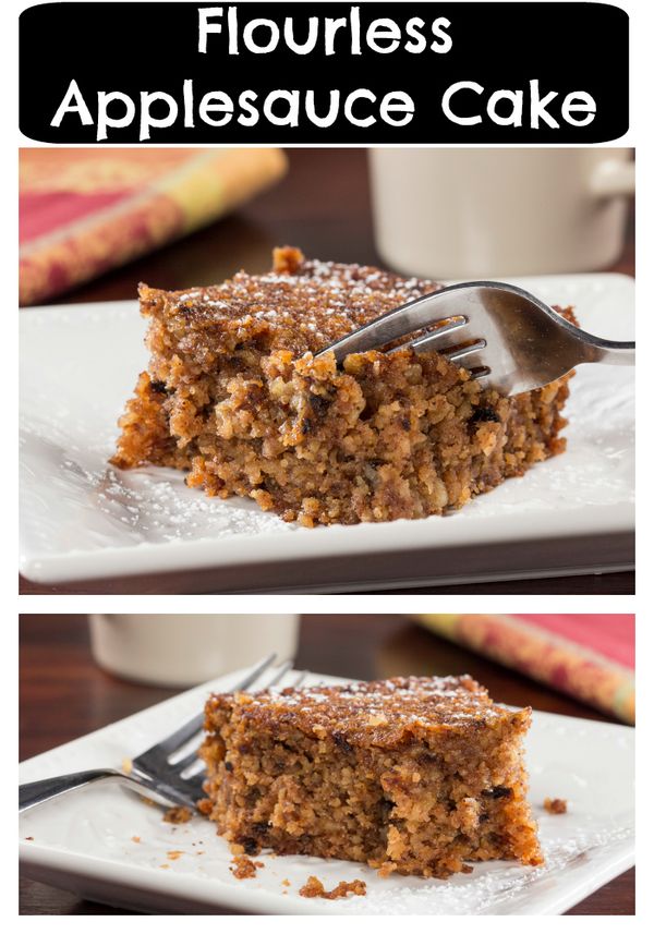 Flourless Applesauce Cake