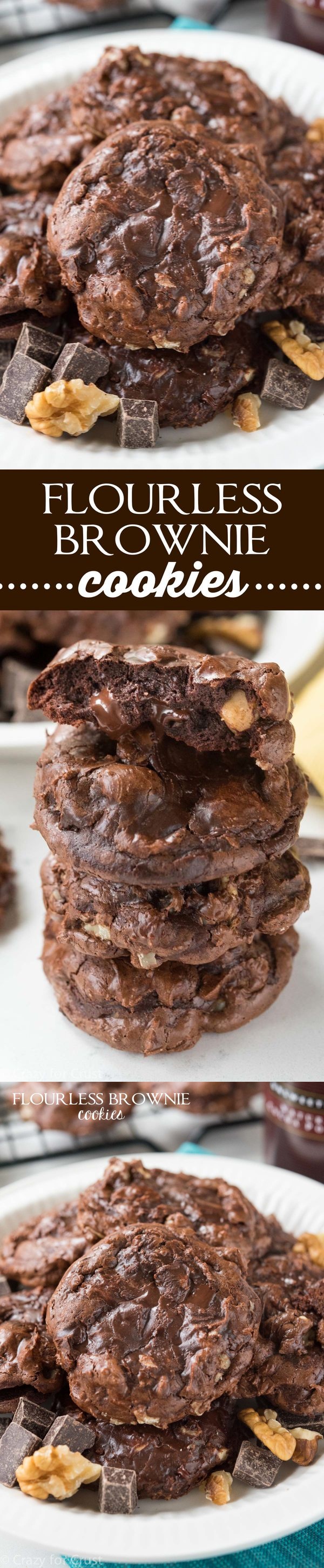 Flourless Brownie Cookies