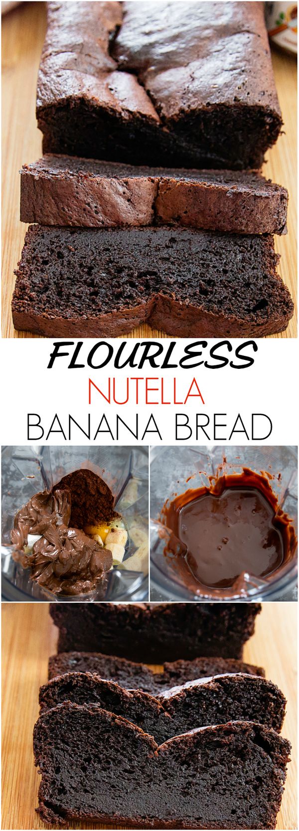 Flourless Nutella Banana Bread