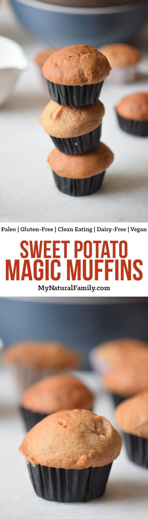 Flourless Sweet Potato Muffins Recipe (Paleo, Gluten-Free, Clean Eating, Dairy-Free