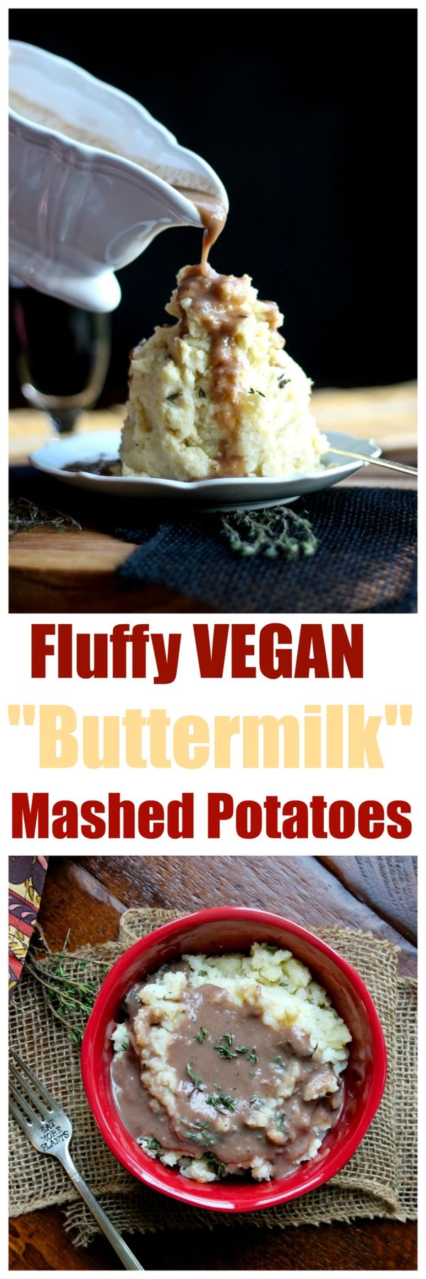 Fluffy Buttermilk Vegan Mashed Potatoes