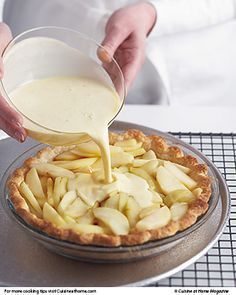 French Apple-Custard Pie