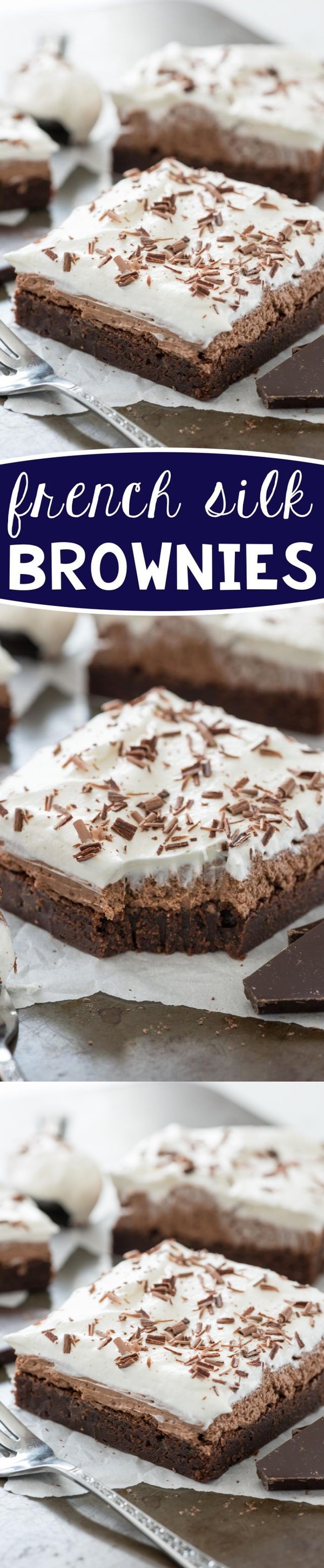 French Silk Brownies