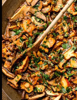 Fresh and Wild Mushroom Stew