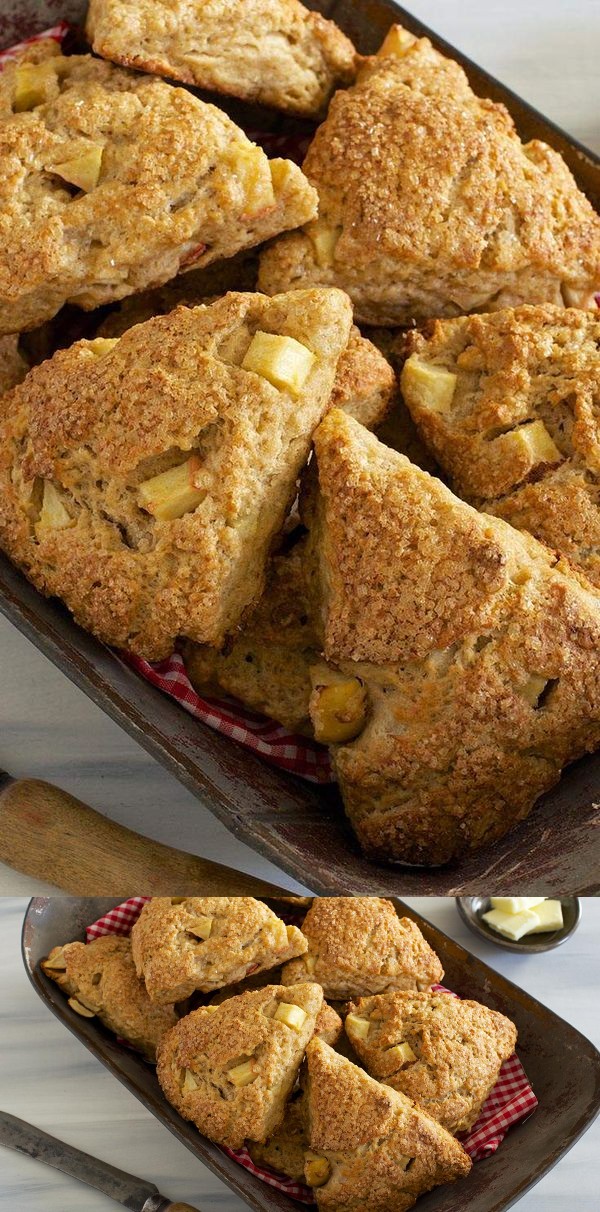 Fresh Apple Cinnamon Scones