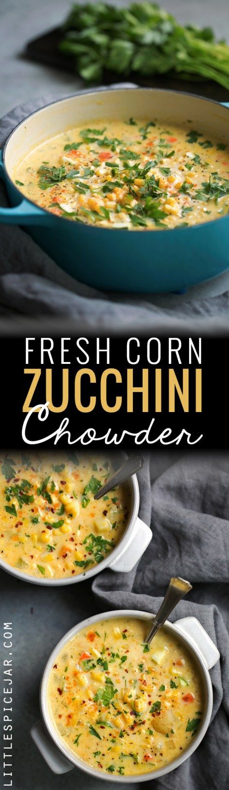 Fresh Corn Zucchini Chowder