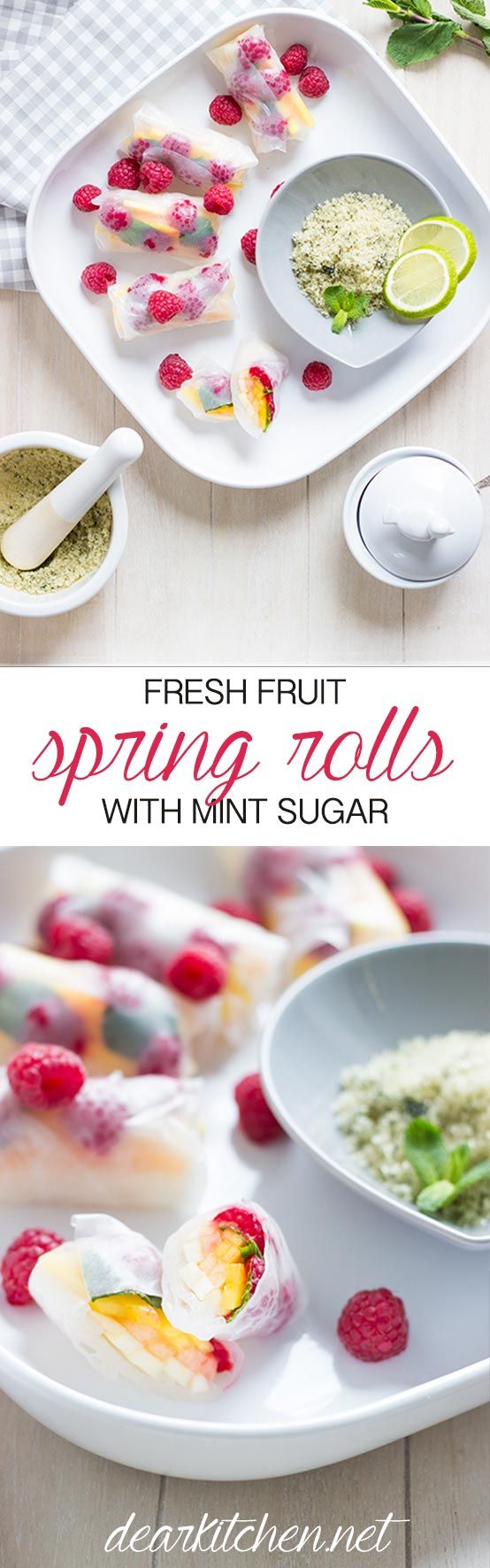 Fresh Fruit Spring Rolls