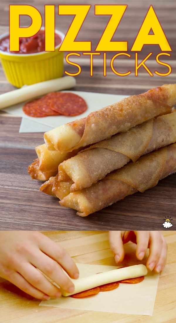 Fried Pizza Sticks