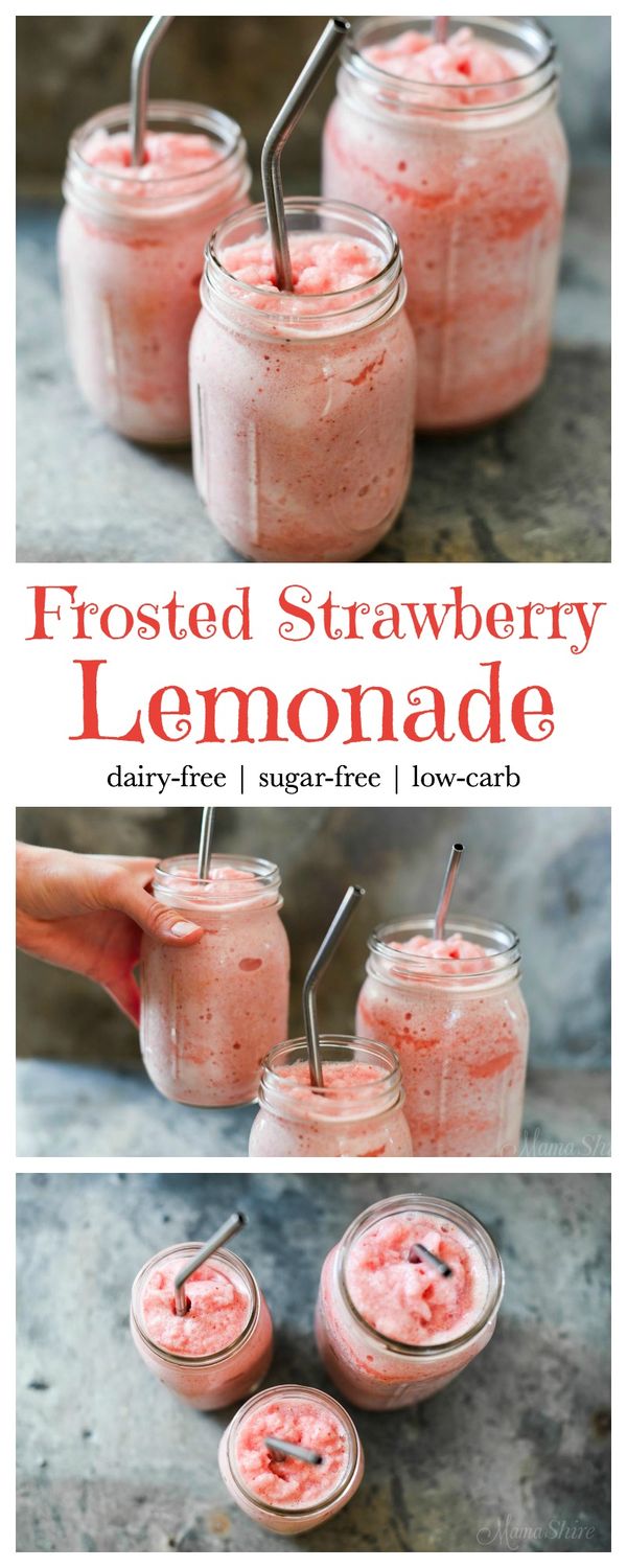 Frosted Strawberry Lemonade