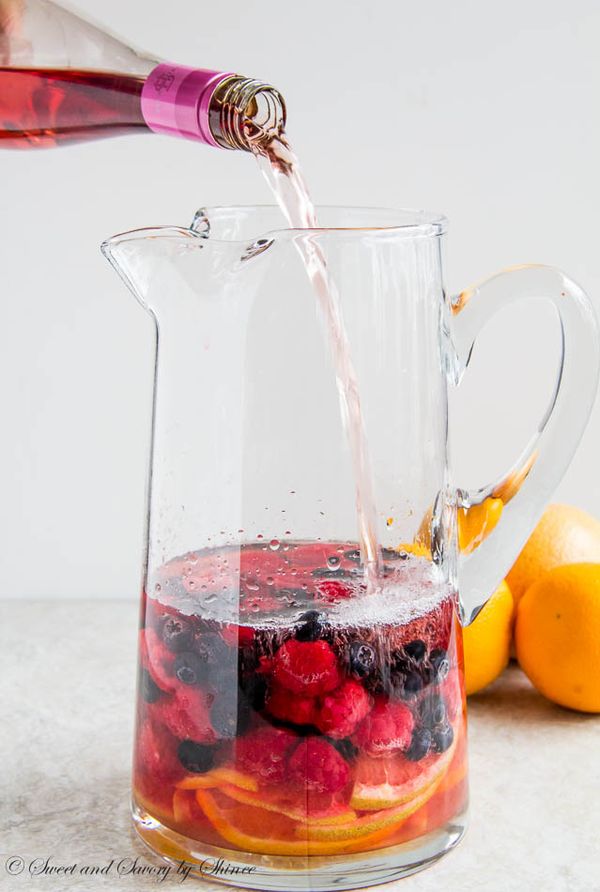 Fruity Moscato Sangria