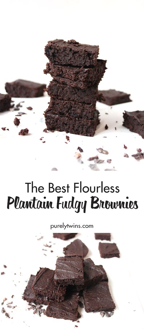 Fudgy flourless chocolate brownie