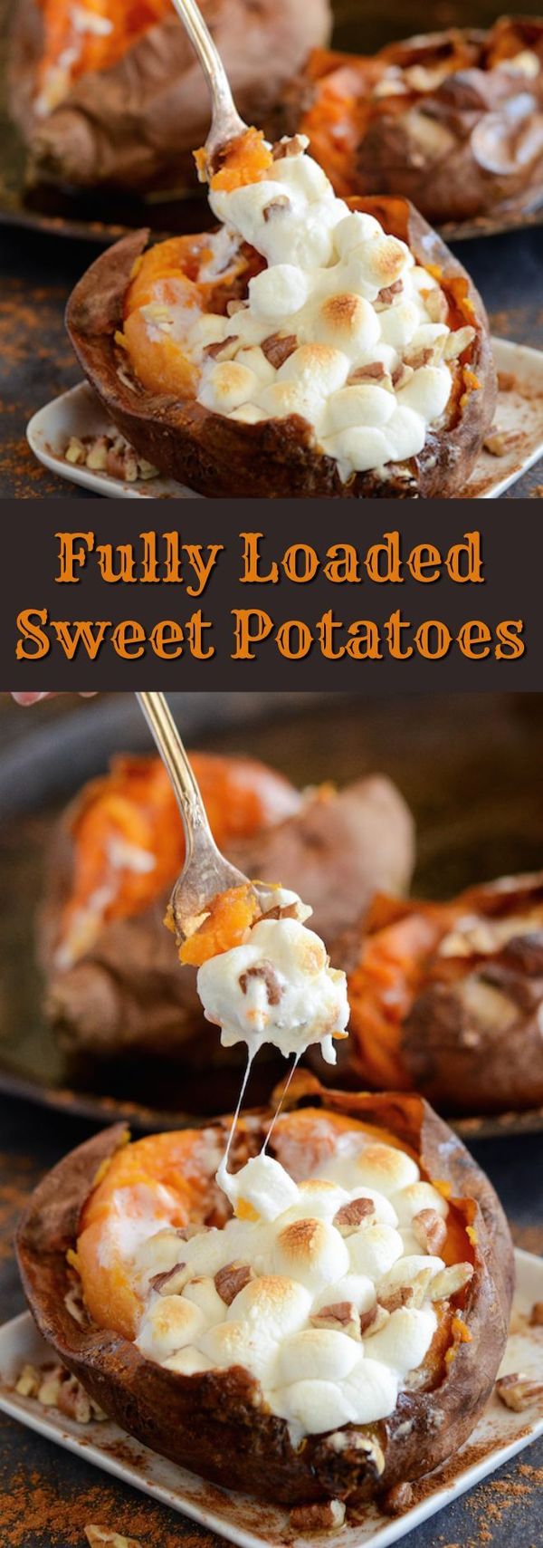 Fully Loaded Sweet Potatoes