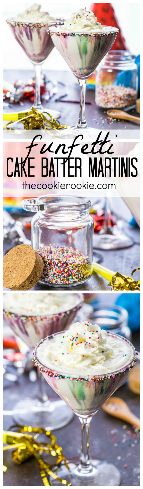 Funfetti Cake Batter Martinis