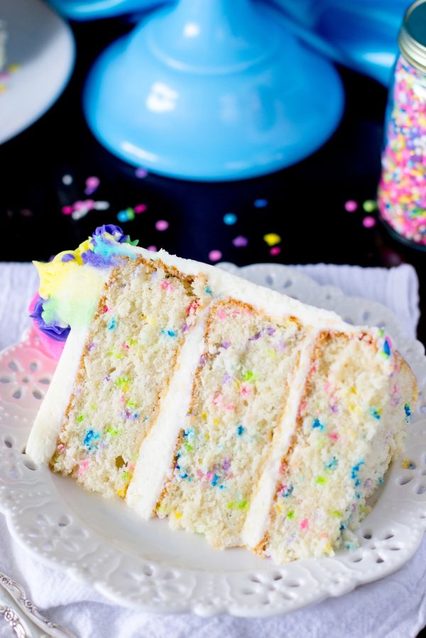 Funfetti Cake from Scratch (and an UnBirthday