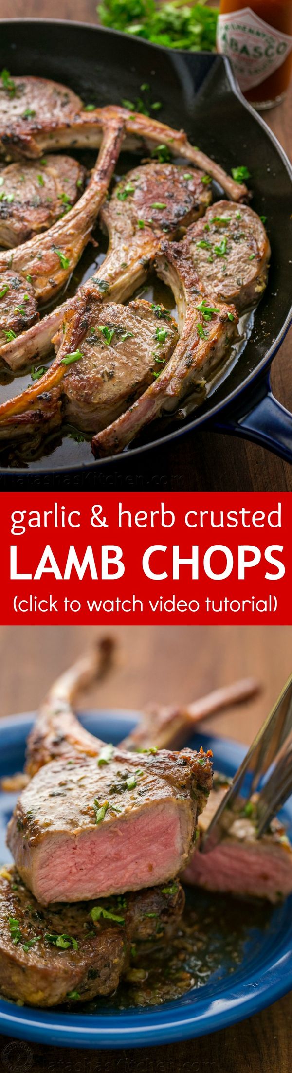 Garlic and Herb Crusted Lamb Chops