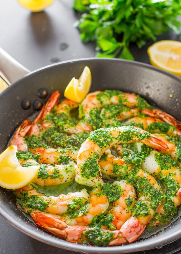 Garlic and Parsley Butter Shrimp