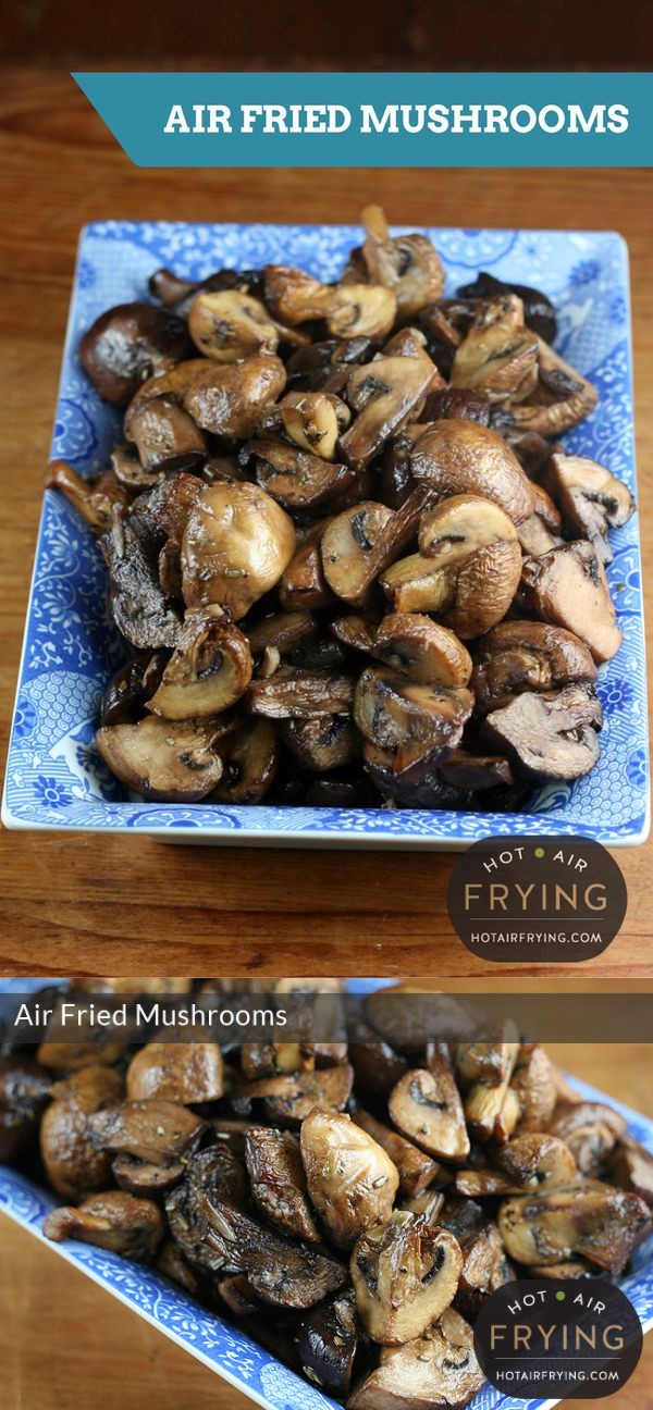 Garlic and vermouth roasted mushrooms