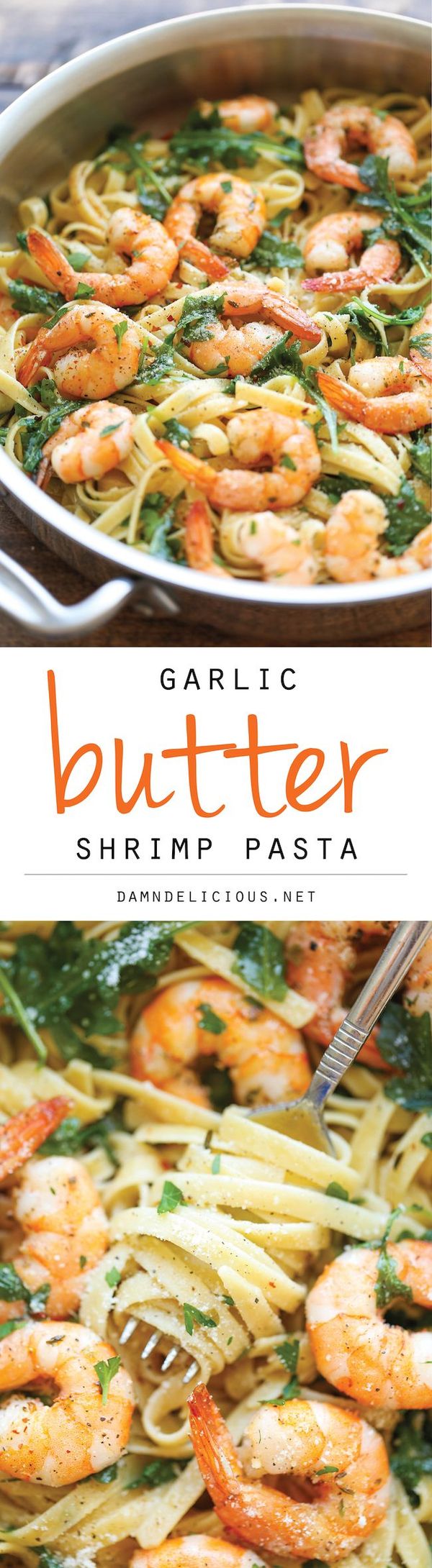 Garlic Butter Shrimp Pasta