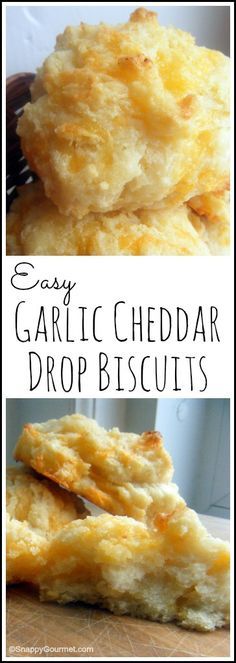 Garlic-Cheddar Drop Biscuits