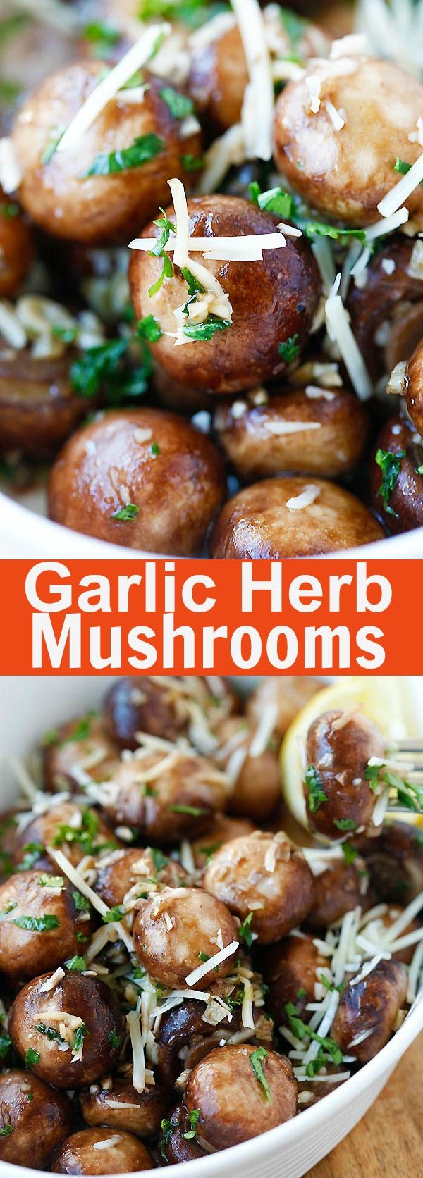 Garlic Herb Sauteed Mushrooms