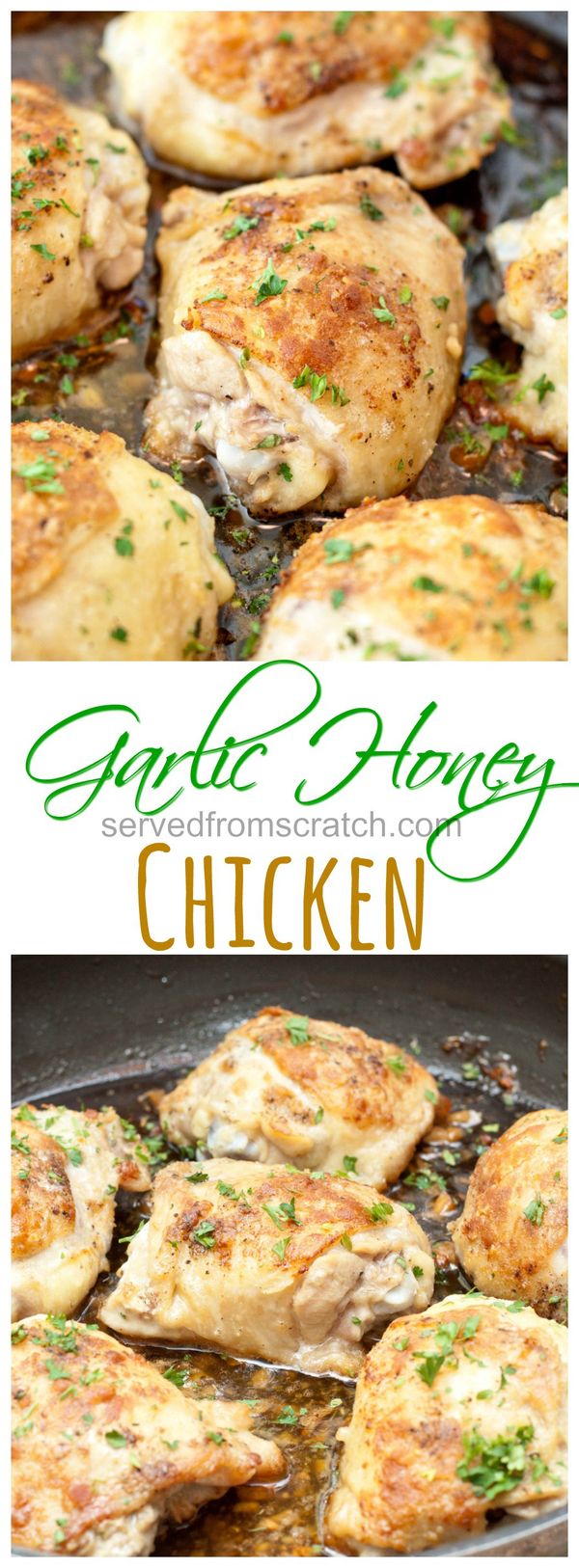 Garlic Honey Chicken Thighs