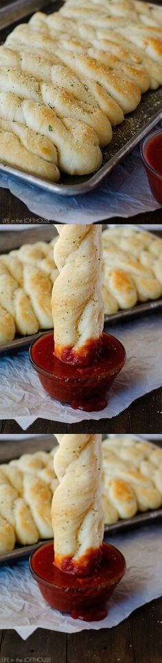 Garlic Parmesan Breadsticks