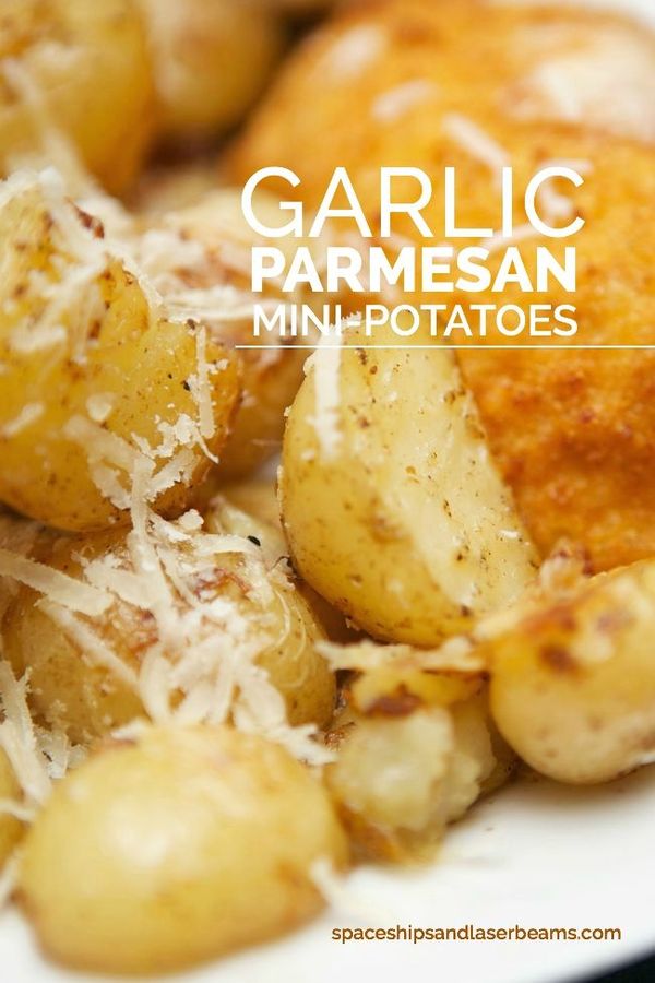 Garlic parmesan mini potatoes