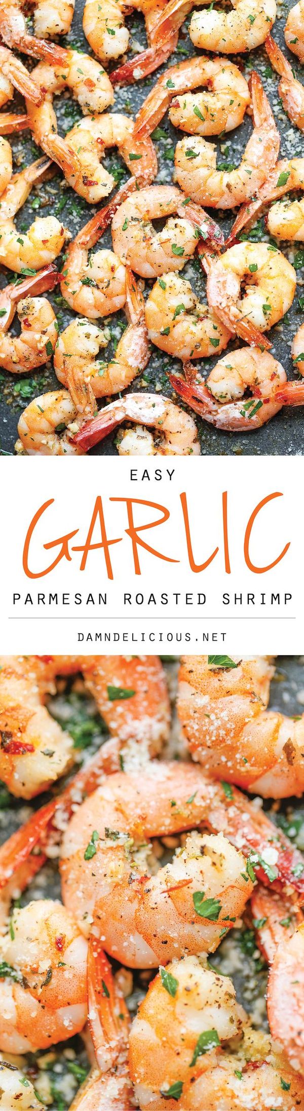 Garlic Parmesan Roasted Shrimp