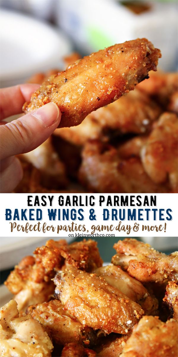 Garlic Parmesan Wings & Drumettes