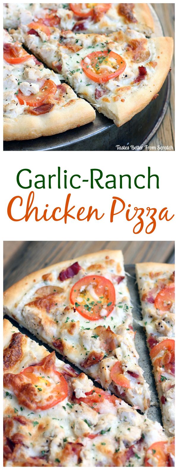 Garlic-Ranch Chicken Pizza