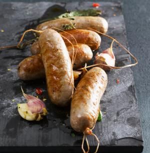 Garlic sausage is in many French recipes and it's easy to make