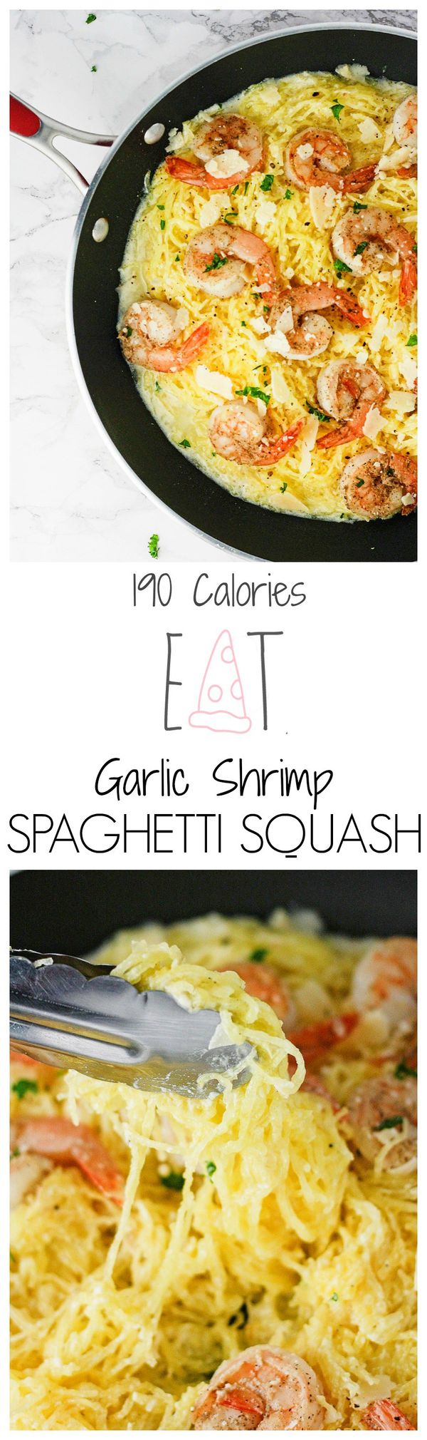 Garlic Shrimp Spaghetti Squash