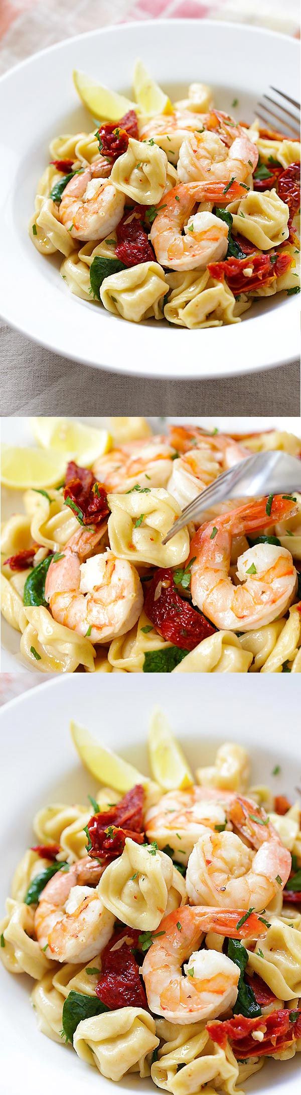 Garlic Shrimp Tortellini