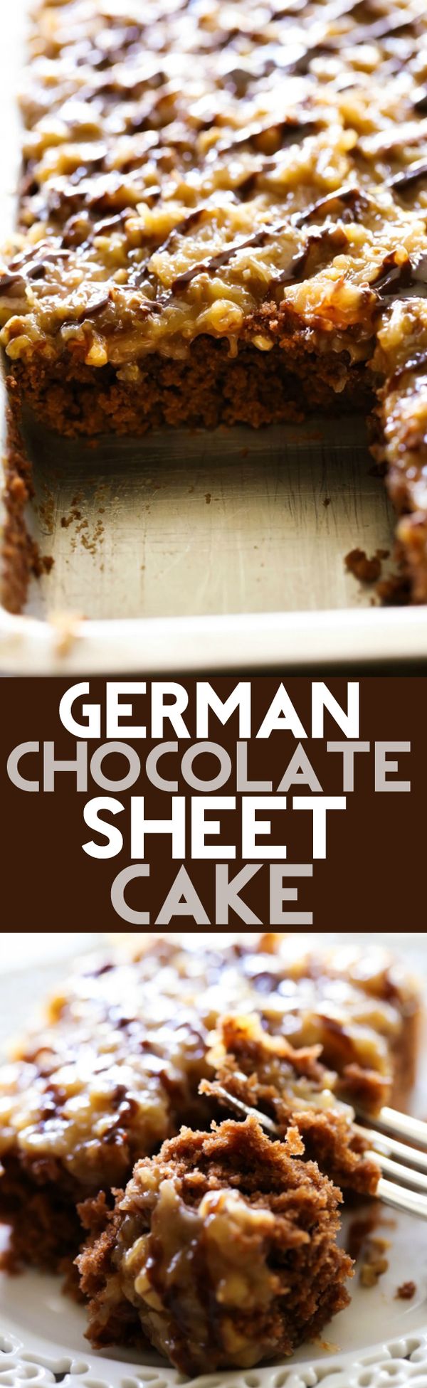 German Chocolate Sheet Cake