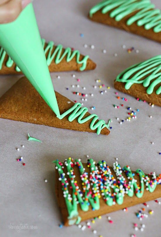 Gingerbread Christmas Tree Cookies