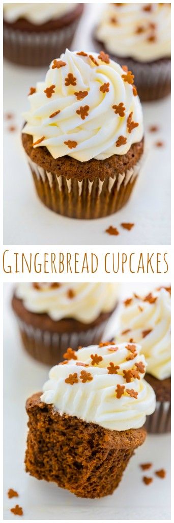 Gingerbread Latte Cupcakes