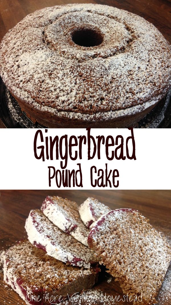 Gingerbread Pound Cake