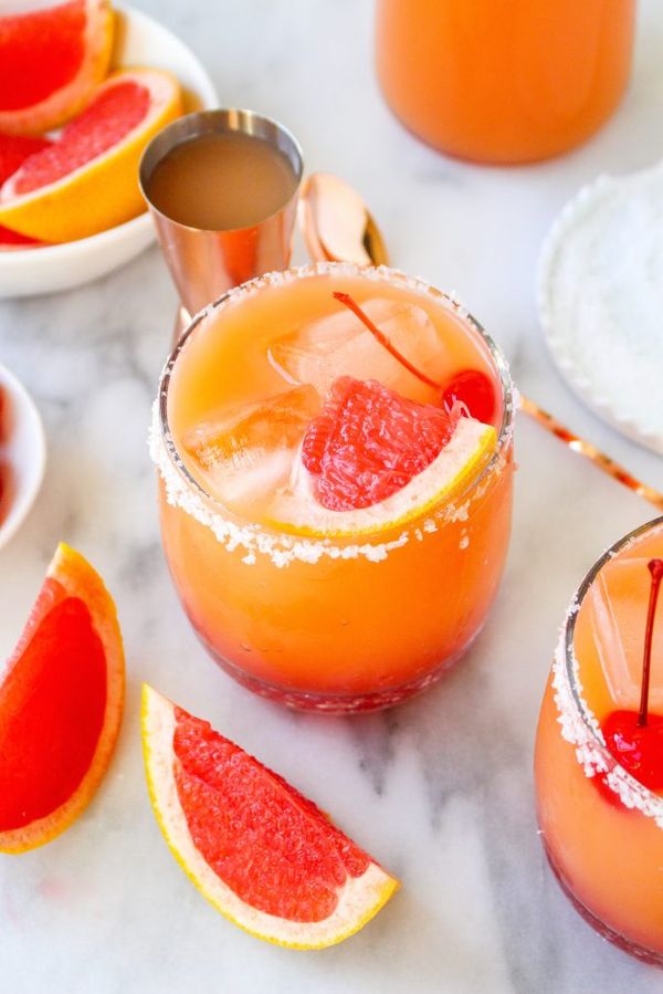 Gingery Grapefruit Salty Dogs