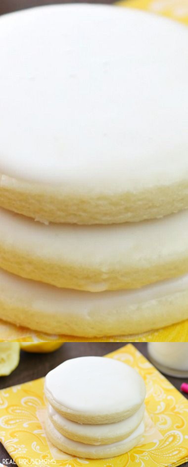 Glazed Lemon Butter Cookies