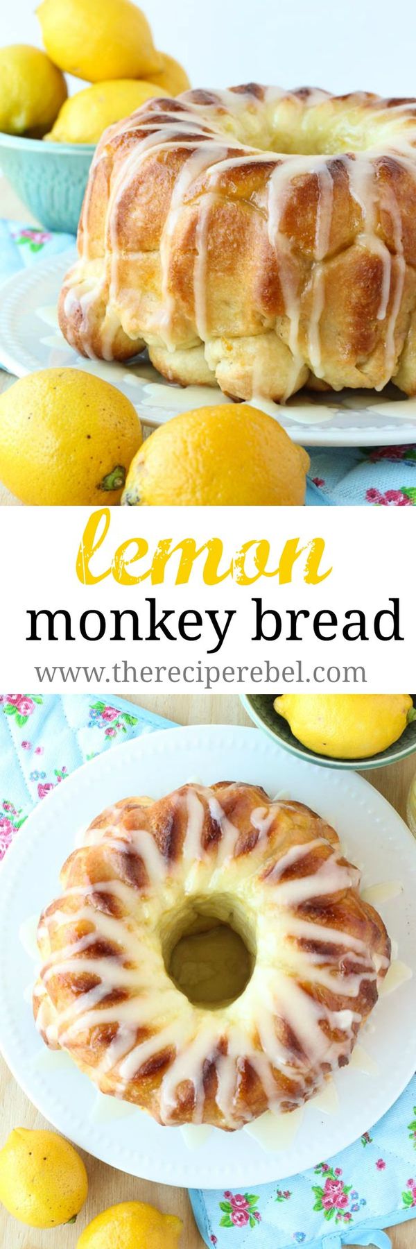 Glazed Lemon Monkey Bread