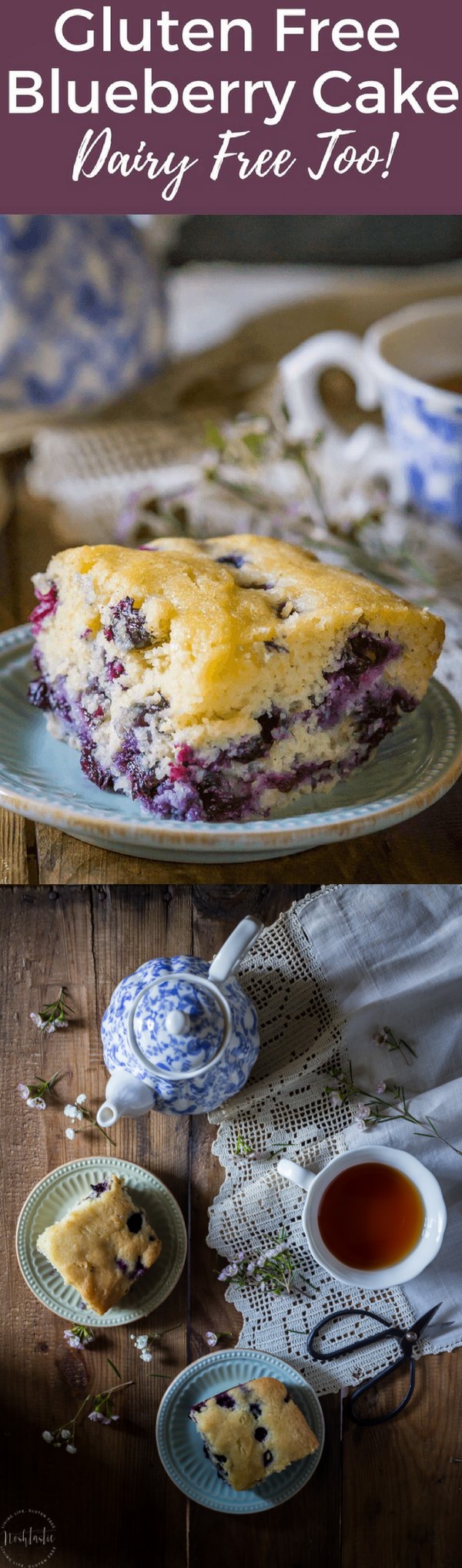 Gluten Free Blueberry Cake (dairy free