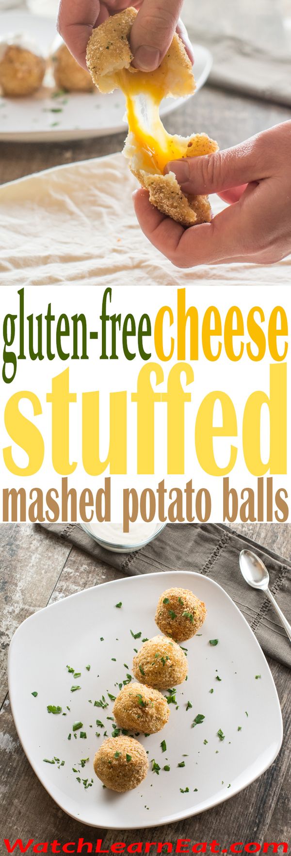 Gluten-Free Cheese-Stuffed Mashed Potato Balls