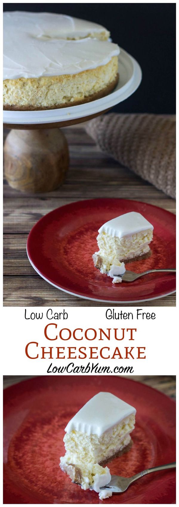 Gluten Free Coconut Cream Cheesecake