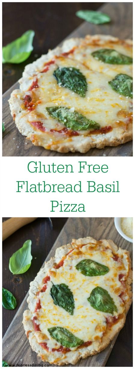 Gluten Free Flatbread Tomato Basil Pizza