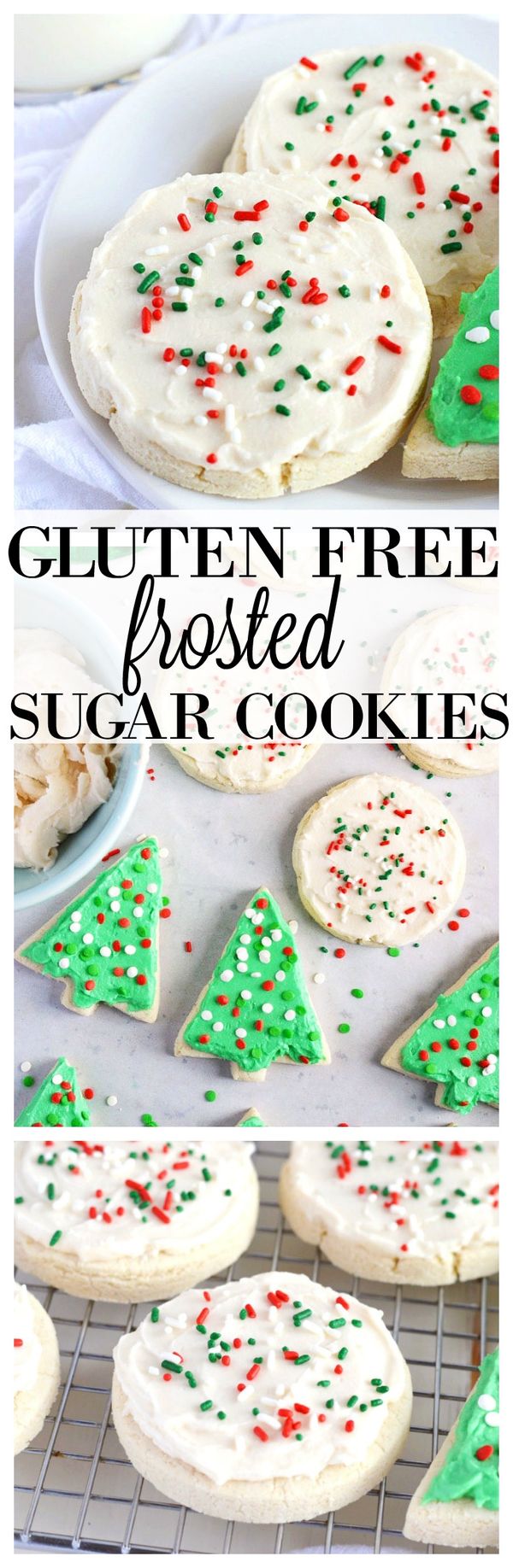 Gluten Free Frosted Sugar Cookies