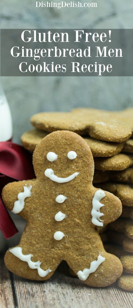 Gluten Free Gingerbread Men Cookies