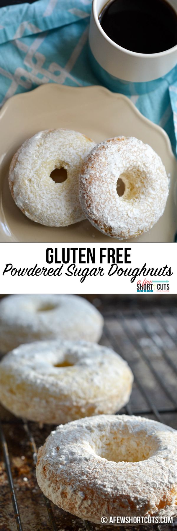 Gluten Free Powdered Sugar Doughnuts